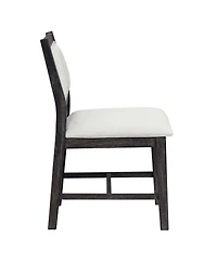 Streamdale Furniture Retro 7-Piece Dining Table Set for 6 (Espresso