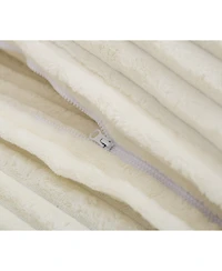 Streamdale Furniture Streamdale Oversized Corduroy Chaise Lounge Sofa Bed w/ Pillows