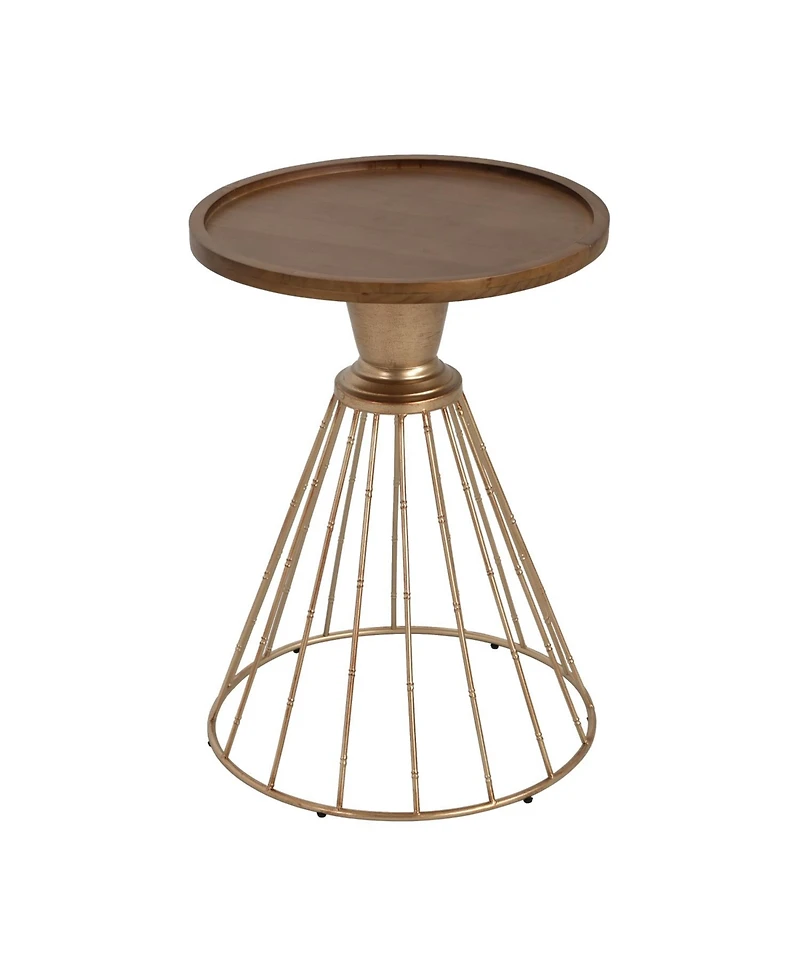 Streamdale Furniture Retro Hollow Side Table - No Assembly