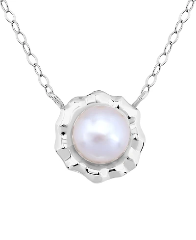 Giani Bernini Cultured Freshwater Pearl (7mm) Necklace, Macy's Exclusive