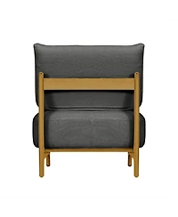 Streamdale Furniture Lamb Fleece Single Sofa Chair (Black)