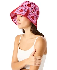 Steve Madden Bright Nomad Straw Bucket Hat