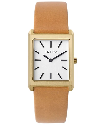 Breda Women's 'Virgil' 1736a Brown Leather Strap Watch, 26mm