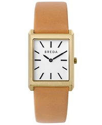 Breda Women's 'Virgil' 1736a Brown Leather Strap Watch, 26mm