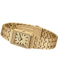 Breda Women's 'Virgil Revival' Gold Stainless Steel Bracelet Watch