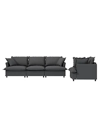 Streamdale Furniture Streamdale 2-Piece Chenille Sofa Set with Pillows 3-Seater Sofa & Armchair
