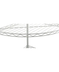 Streamdale Furniture 6-Tier Corner Wire Shelf - White