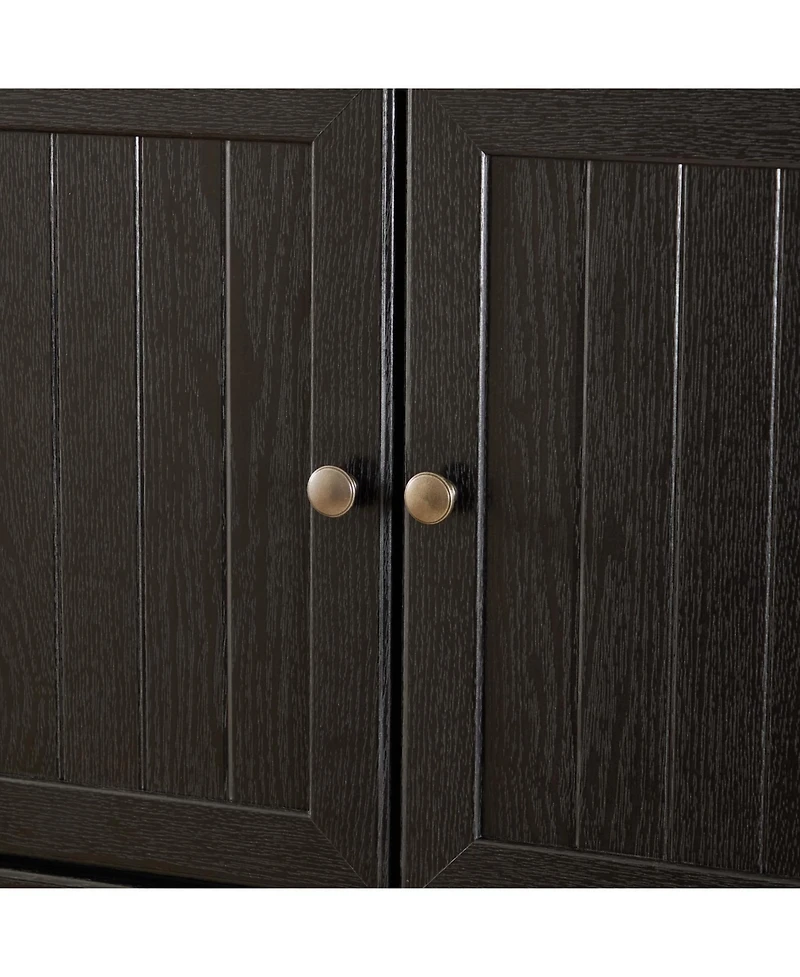 Streamdale Furniture 72.4" Tall Storage Cabinet w/ 8 Doors & 4 Shelves, Bookshelf