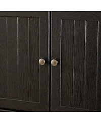 Streamdale Furniture 72.4" Tall Storage Cabinet w/ 8 Doors & 4 Shelves, Bookshelf