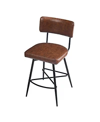 Streamdale Furniture 26" Retro Swivel Counter Stools (Set of 2)