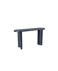 Streamdale Furniture Navy Blue 60" Entryway Table with Curved Legs