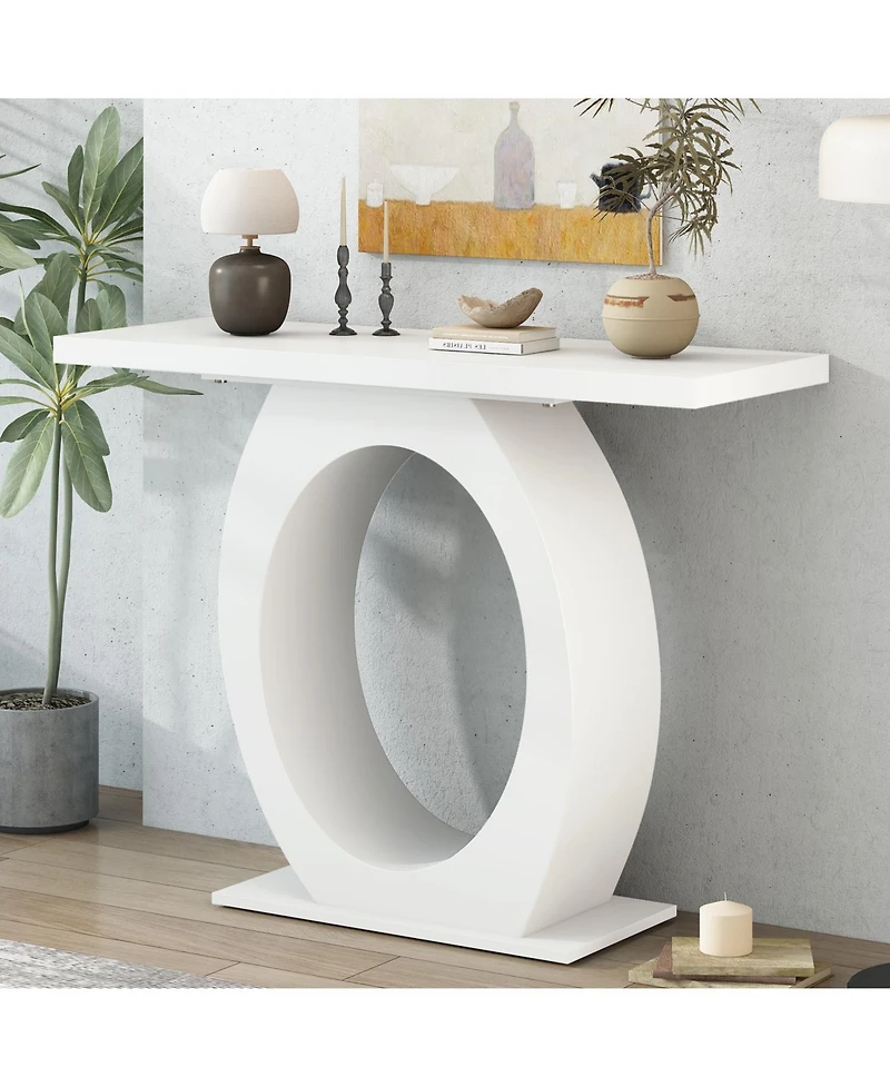 Streamdale Furniture Mira Sleek Modern Console Table with Enhanced Stability, Ideal for Home Decor