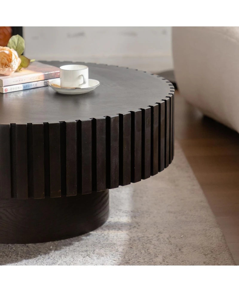 Streamdale Furniture Modern Handcrafted Coffee Table - Easy Install Stylish Design