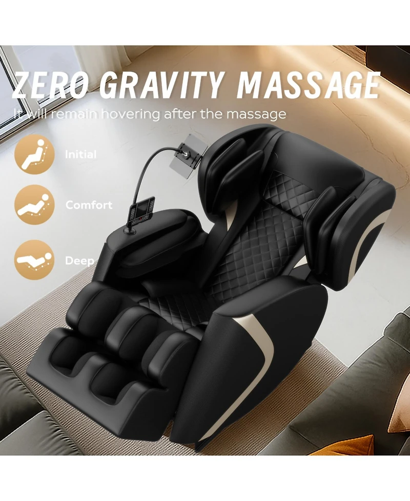 Streamdale Furniture Massage Chair Recliner with Zero Gravity with Full Body Air Pressure