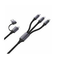 3P Experts Bold Dual 4 N 1 Charging Cable