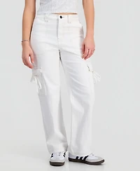 Madden Girl Juniors' Twill Cargo Pants