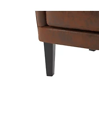 Streamdale Furniture Hi-back Studded Chair, Arm Chair, Living-room, Study and Bedroom ,Set of 2