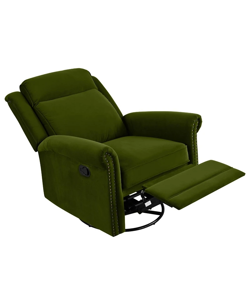 Streamdale Furniture Streamdale 360 Swivel Rocking Recliner, Adjustable Back