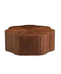 Streamdale Furniture Petal Coffee Table with Drawer - No Assembly Needed
