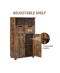 Streamdale Furniture Tall Storage Cabinet with Drawers & Adjustable Shelf