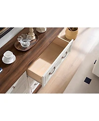 Streamdale Furniture Farmhouse 6-Drawer Wooden Chest Rustic Storage Dresser