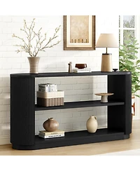 Streamdale Furniture Slim Console Table with Shelf