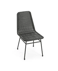 Streamdale Furniture Rattan Chairs (Set of 2) - Iron Legs