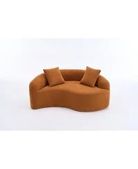 Streamdale Furniture Yin Yang Chenille Sofa Set - Compact, No Assembly, Pillows Included