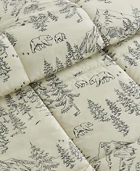 Linery & Co. All-Season Printed Down Alternative Comforter Set