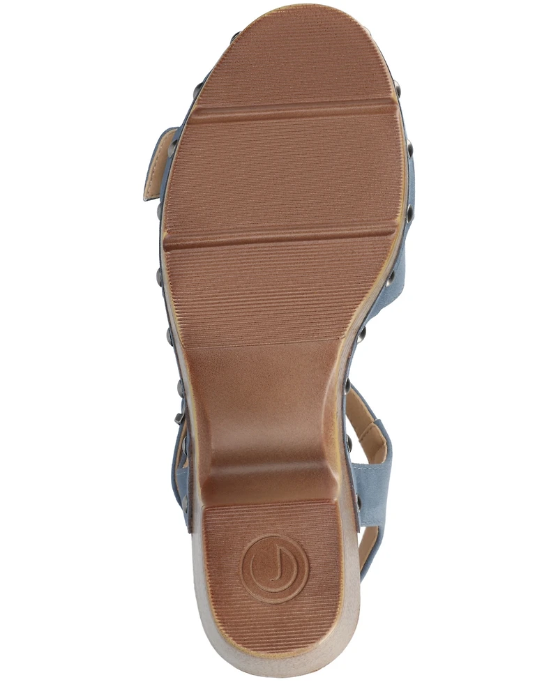 Journee Collection Women's Sisilia Casual Platform Sandals
