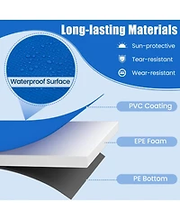 Gymax 14FT Trampoline Spring Cover Universal Replacement Pad w/Split Design