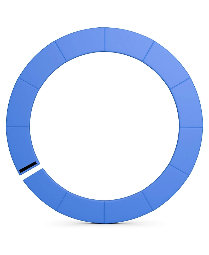 Gymax Universal 15FT Split Trampoline Spring Cover w/Hook & Loop Fastener Waterproof