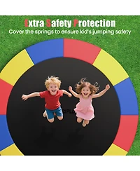 Gymax 14FT Trampoline Spring Cover Universal Trampoline Replacement Pad w/Split Design