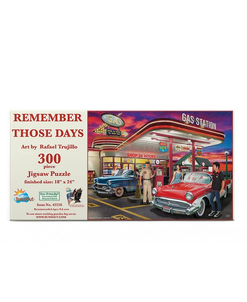 SunsOut Remember Those Days 300 piece Jigsaw Puzzle for Adults