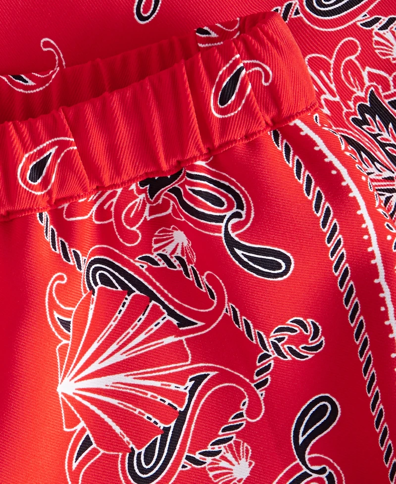 On 34th Women's Bandana-Print Pull-On Shorts, Macy's Exclusive