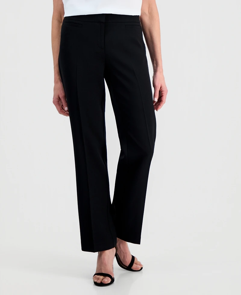 Kasper Women's Lily Mid-Rise Tailored Trouser Pant