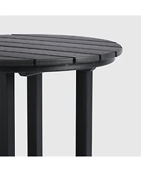 WestinTrends Outdoor Patio Counter Height Bar Stools Bistro Table Set