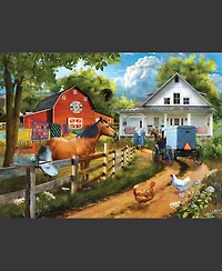 SunsOut Helping Neighbors 1000 piece Jigsaw Puzzle for Adults