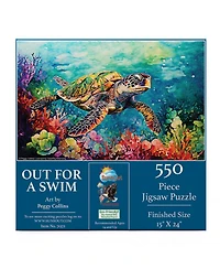 SunsOut Out for a Swim 550 piece Jigsaw Puzzle for Adults