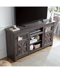 Streamdale Farmhouse Tv Stand, Modern Farmhouse Media Console, 60"W x 31"H