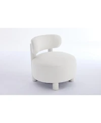 Streamdale Furniture Teddy Fabric Armless Accent Chair