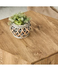 Streamdale Furniture Hexagonal Coffee Table with Drawers