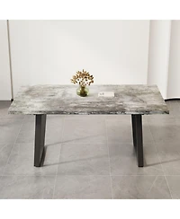 Streamdale Furniture 62.9" Rectangular Dining Table & 4-Chair Set