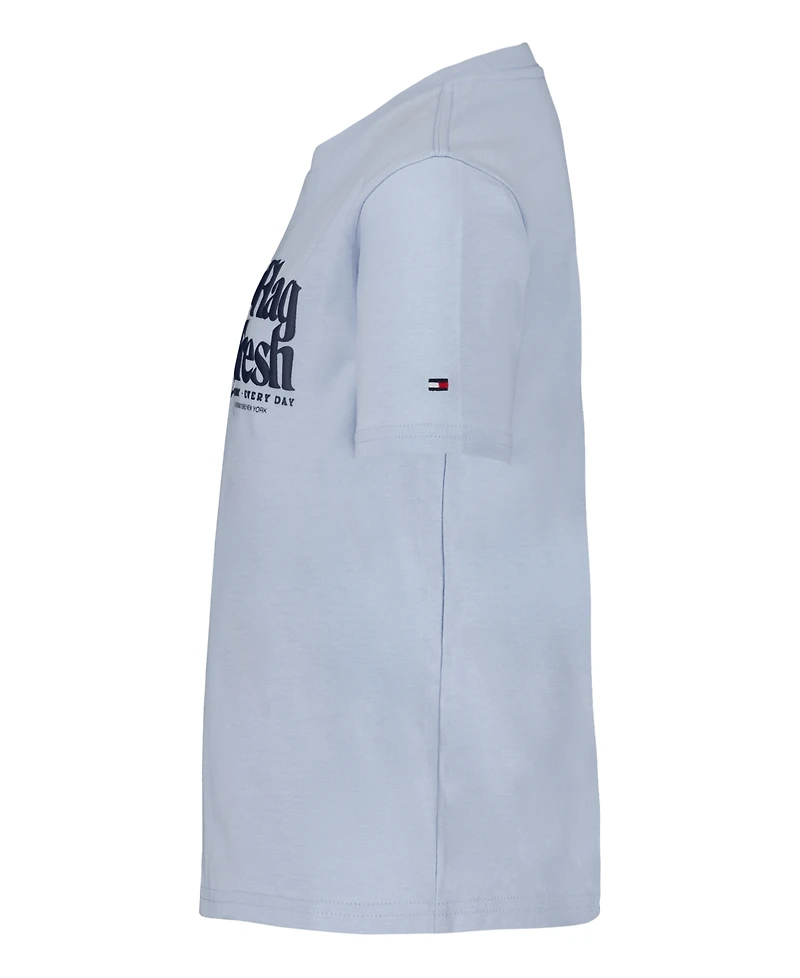 Tommy Hilfiger Boys' 2T-7 Flag Fresh Short-Sleeve T-Shirt