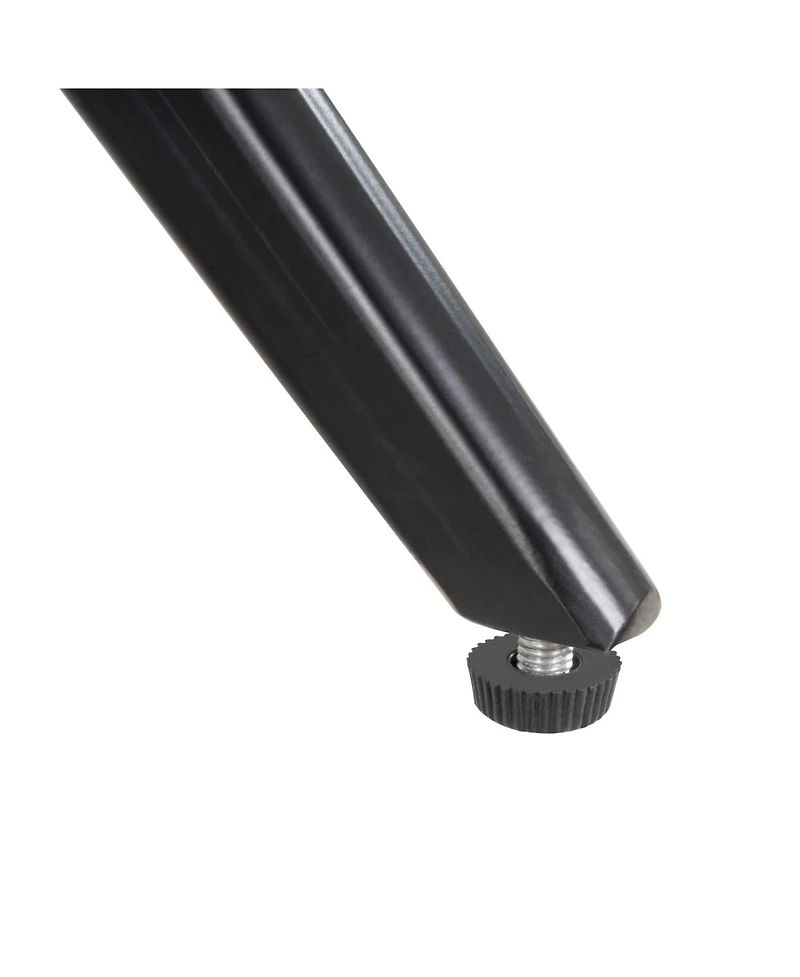 Streamdale Furniture Swivel Upholstered Chairs with Metal Base (Dark Brown)