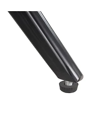 Streamdale Furniture Swivel Upholstered Chairs with Metal Base (Dark Brown)