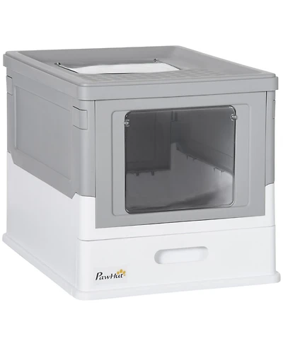 Aostirmotor Smell-Proof Hooded Cat Litter Box