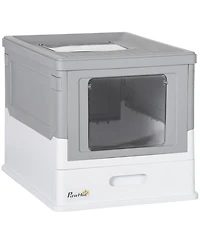 Aostirmotor Smell-Proof Hooded Cat Litter Box