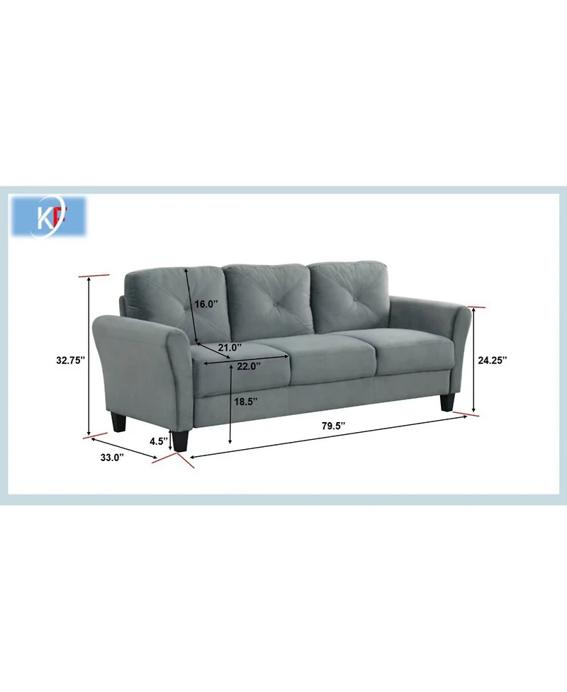 Streamdale Furniture Comfortable Sectional Couch & Sofa for Small Spaces