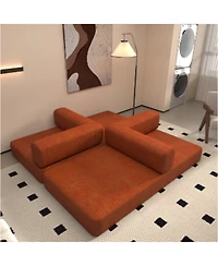 Streamdale Furniture Corduroy Convertible Sleeper Sofa Bed